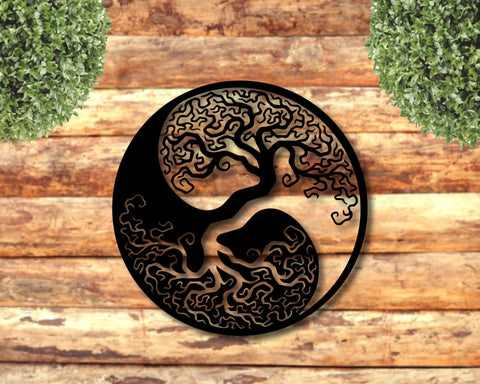 Tree Of Life Wall Hangings Wall Decor Housewarming Gift Minimalist Office Decor Metal Wall Sign Decorations