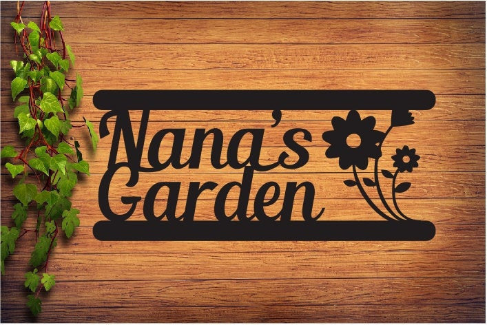 Nana's Garden Metal Art Outdoor Metal Art Garden Metal Art Garden Sign Outdoor Nana's Garden Sign Garden Decorations