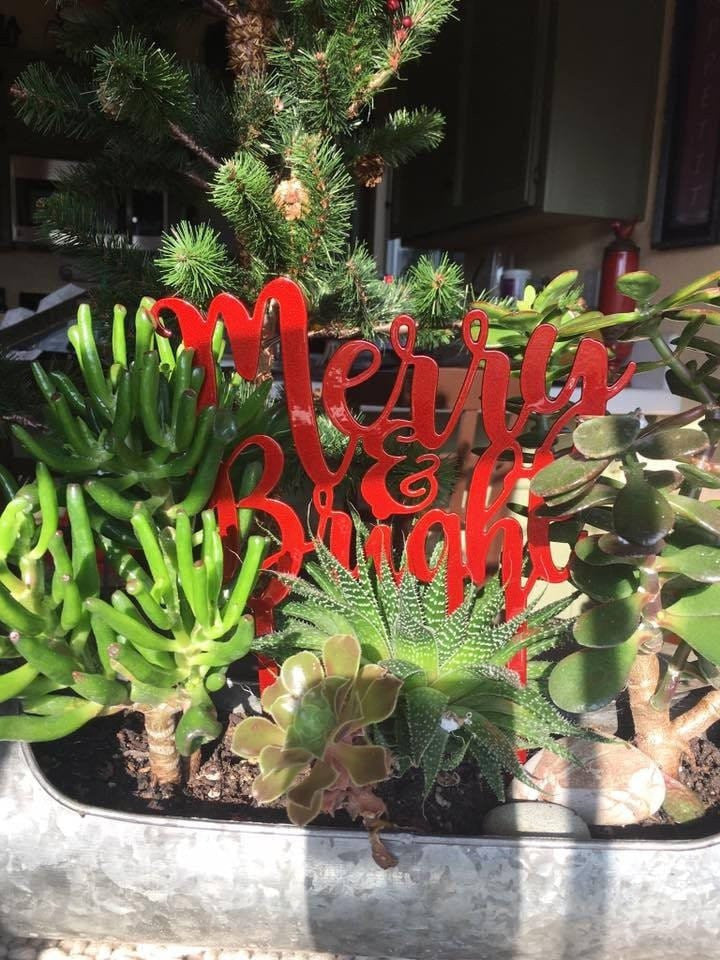 Merry Christmas Plasma Cut Metal Sign Cut Metal Sign Wall Metal Sign Decorations