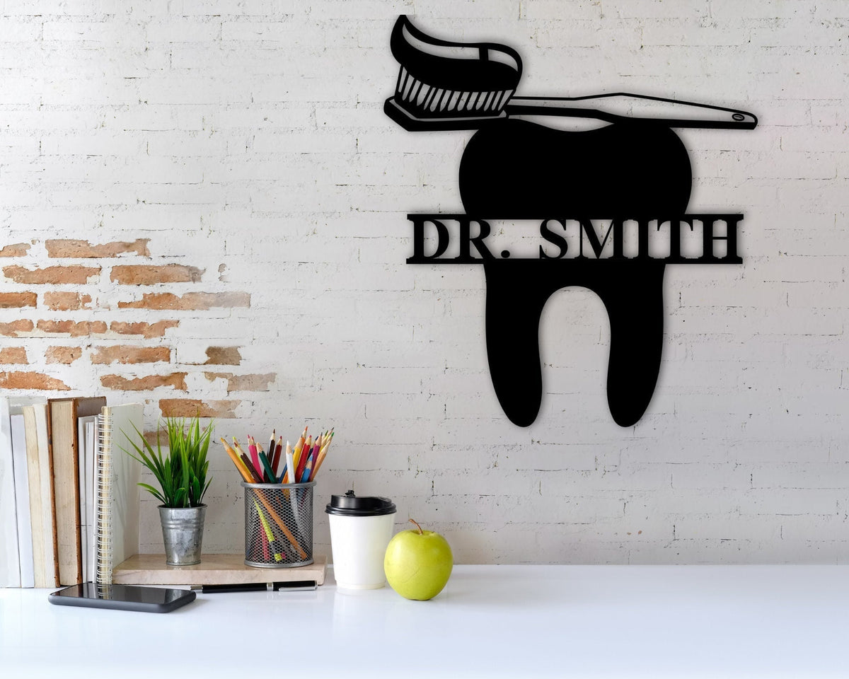 Dentist Gift Dental Office Wall Decor Dental Office Sign Dentist Sign Metal Sign Orthodontist Office Sign Dental Hygienist Gift Idea Decorations
