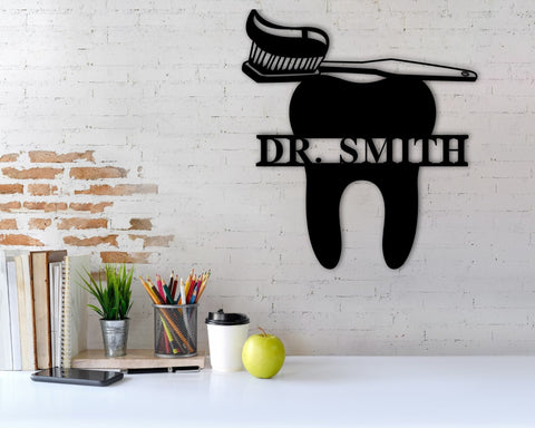 Dentist Gift Dental Office Wall Decor Dental Office Sign Dentist Sign Metal Sign Orthodontist Office Sign Dental Hygienist Gift Idea Decorations