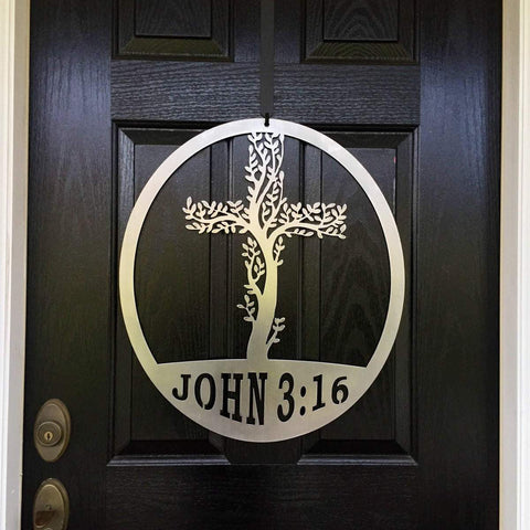 Personalized Living Tree Of Life Metal Art Cut Metal Sign Metal House Sign Decorations