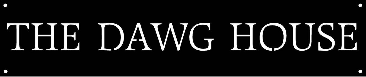 Metal Dawg House Sign Metal House Sign Decorations