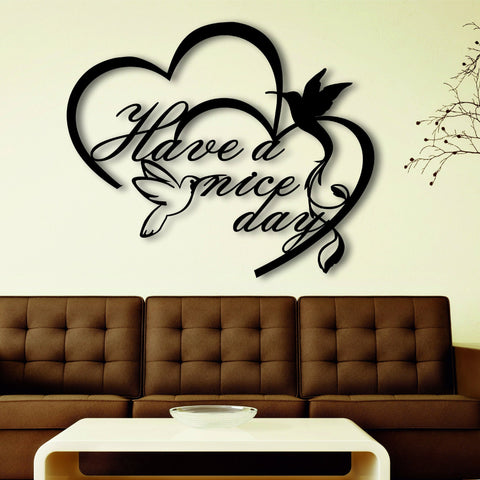 Have A Nice Day Motivational Wall Decor Kitchen Wall Sign Metal Letters Metal Wall Decor Wall Hanging Housewarming Gift Decorations