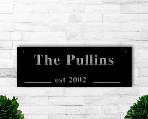 Established Sign Establish Sign Custom Metal Sign Metal Signs Personalized Metal Christmas Signs Personalized Metal Sign Outdoor Signs Decorations