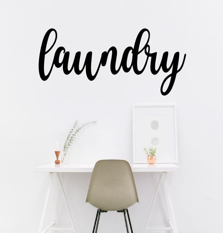 Laundry Laundry Wall Decor Metal Wall Decor Laundry Words Decorations