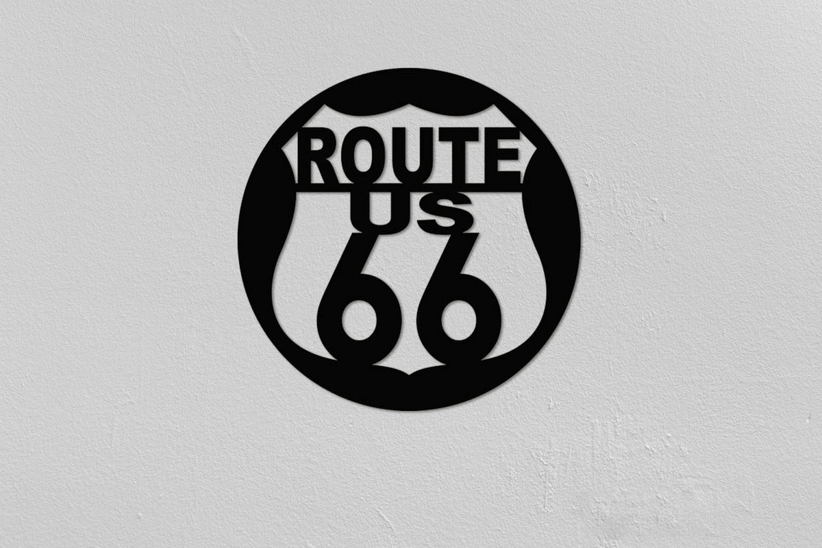 Route 66 Design Christmas Gifts Wall Sconces Living Room Wall Decor Bedroom Wall Decor Metal Wall Hanging Decorations