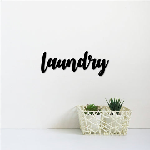 Laundry Room Sign Metal Laundry Sign Laundry Decor Script Door Decorations Metal Letters Laundry Gift Decorations