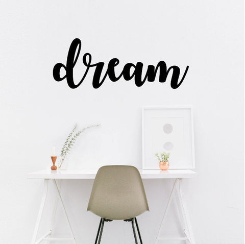 Dream Dream Wall Decor Metal Wall Decor Dream Words 012 Decorations