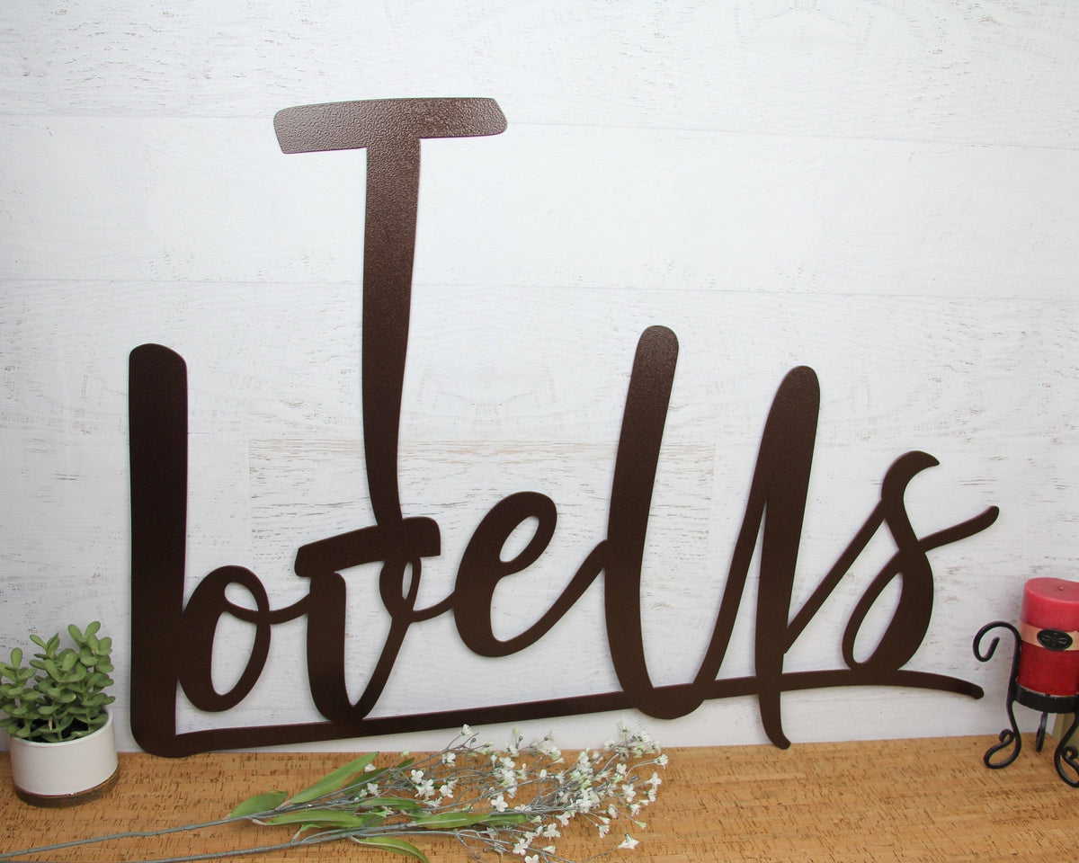 I Love Us Large Sign Anniversary Or Wedding Wall Sign Decorations