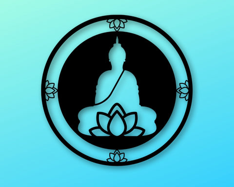 Personalized Sign Buddha Quotes Buddha Metal Sign Housewarming Gift Wedding Gift Indoor Outdoor Last Name Sign First Name Meditate Decorations