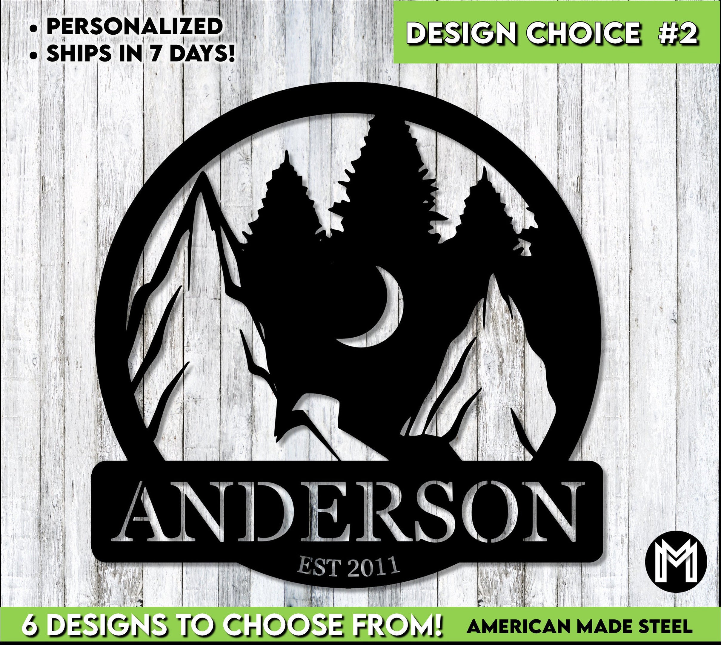 Aeticon PrintPrint Custom Sign, Lodge Sign, Cabin Sign, Personalized, Nature, Monogram, Lakehouse Sign, Personalized Gift, Housewarming, Mountains Laser Cut Metal Signs Custom Gift Ideas