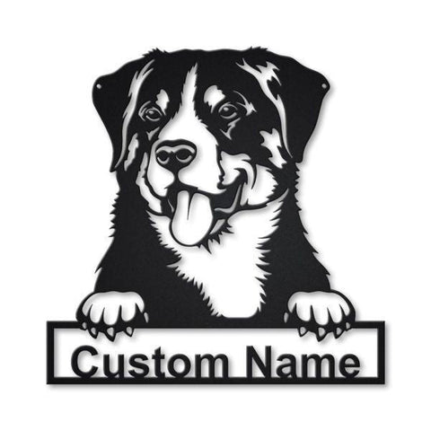 Appenzeller Sennenhund Personalized Metal Wall Decor, Cut Metal Sign, Metal Wall Art, Metal House Sign, Metal Laser Cut Metal Signs Custom Gift Ideas