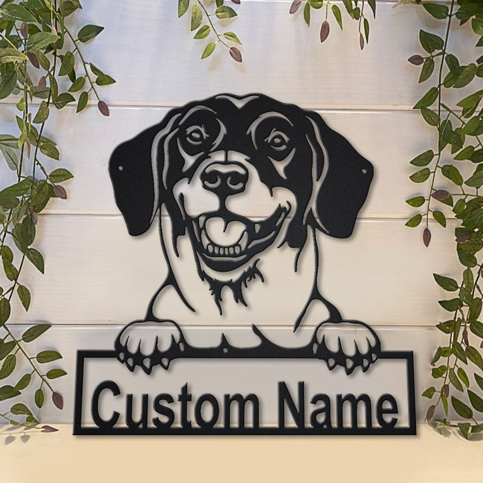 Personalized Danish Dachsbracke Dog Metal Sign Art, Custom Danish Dachsbracke Dog Metal Sign, Animal Funny, Father's Day Gift, Pet Gift, Laser Cut Metal Signs Custom Gift Ideas