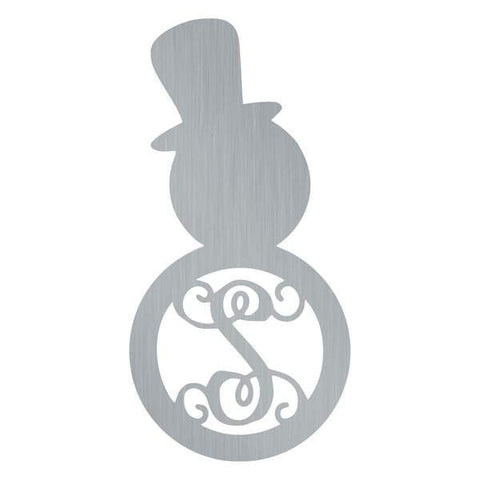 Snow Man Monogram Customized Metal Signs, Custom Metal Sign, Custom Signs, Metal Sign, Metal Laser Cut Metal Signs Custom Gift Ideas