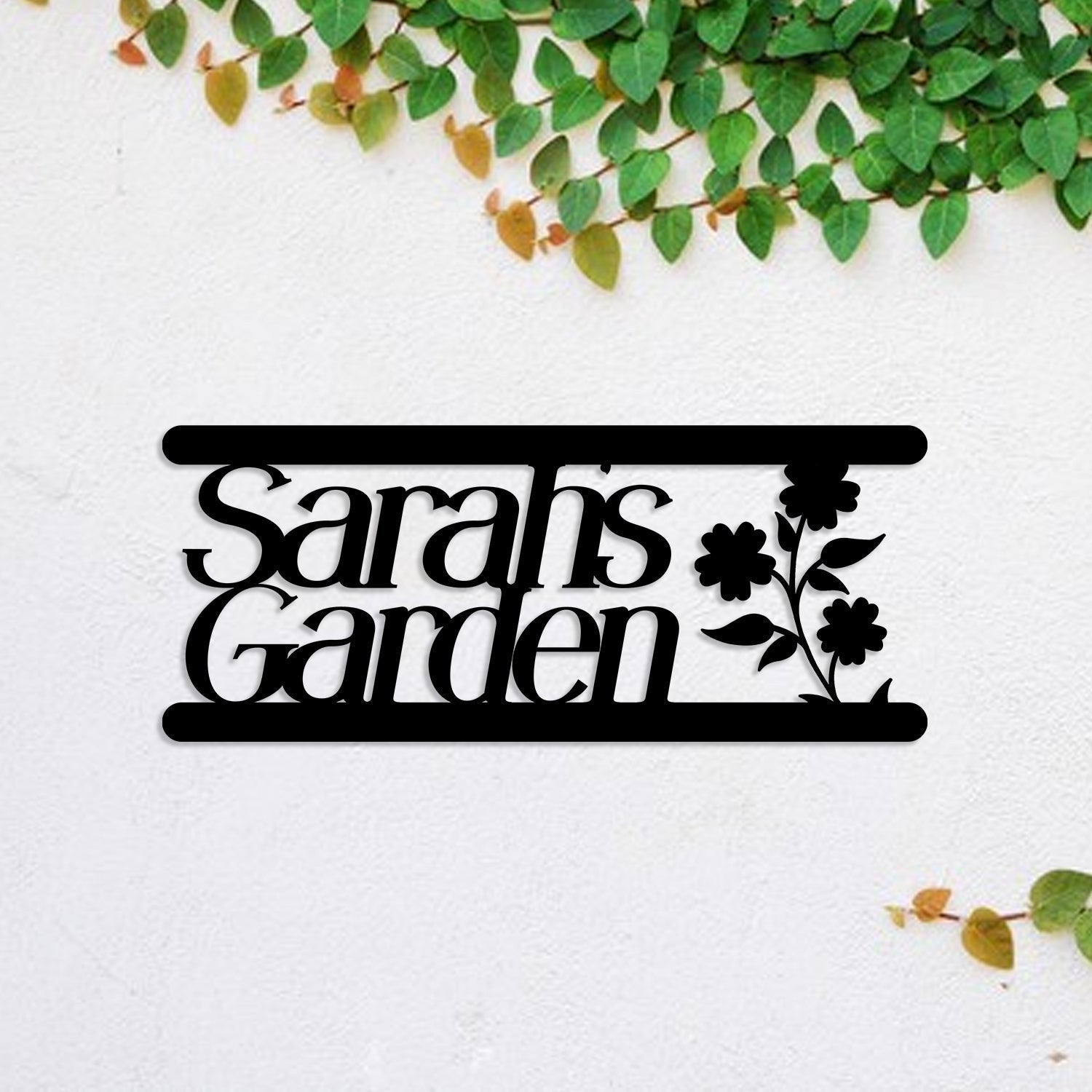 Metal Garden Sign, Custom Garden Stake, Home Decor, Wedding Gift, Metal Laser Cut Metal Signs Custom Gift Ideas