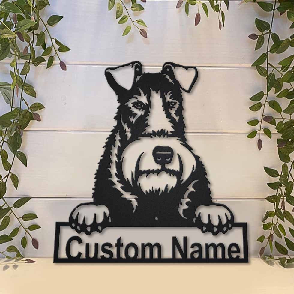 Personalized Wire Fox Terrier Dog Metal Sign Art, Custom Wire Fox Terrier Dog Metal Sign, Boxer Dog Funny, Dog Gift, Animal Custom, Laser Cut Metal Signs Custom Gift Ideas