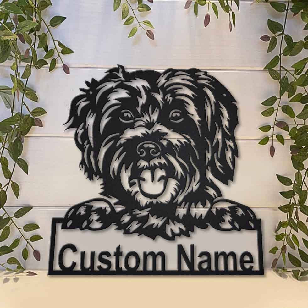 Personalized Schnoodle Dog Metal Sign Art, Custom Schnoodle Dog Metal Sign, Boxer Dog Funny, Dog Gift, Animal Custom, Laser Cut Metal Signs Custom Gift Ideas