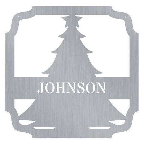Christmas Monogram Customized Metal Signs, Custom Metal Sign, Custom Signs, Metal Sign, Metal Laser Cut Metal Signs Custom Gift Ideas