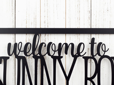 Custom House Welcome Sign, Home Name Metal Sign, Custom Sign, Personalized Sign, Metal Wall Art, Outdoor Sign, Laser Cut Metal Signs Custom Gift Ideas