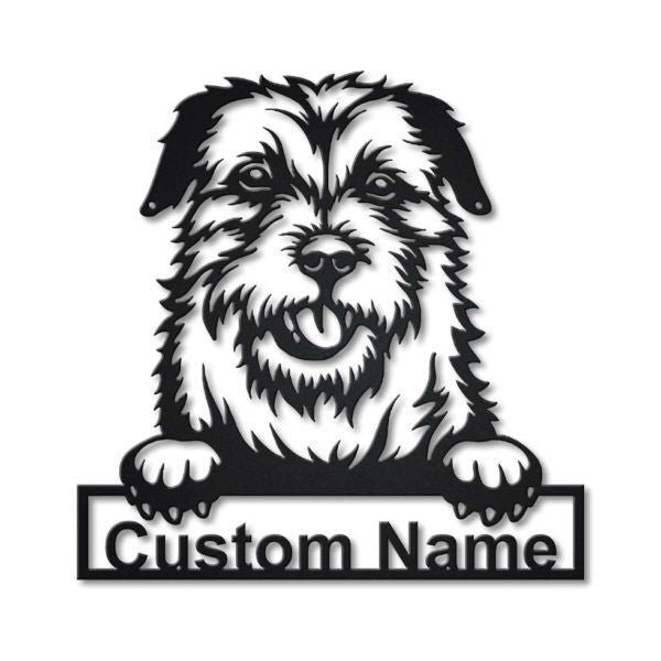 Border Terrier Dog Personalized Metal Wall Decor, Cut Metal Sign, Metal Wall Art, Metal House Sign, Metal Laser Cut Metal Signs Custom Gift Ideas