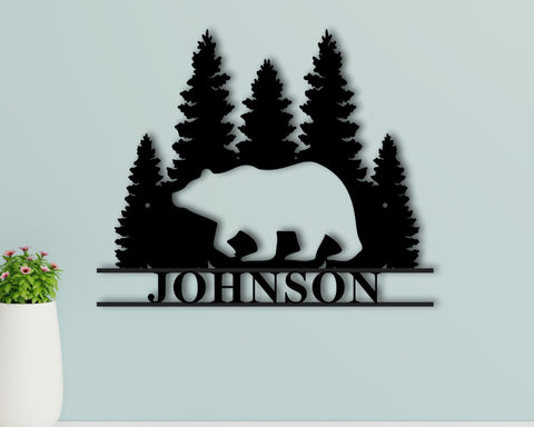 Mama Bear Metal Wall Sign \/ Mama Bear \/ Mama Bear \/ Bear Decorations