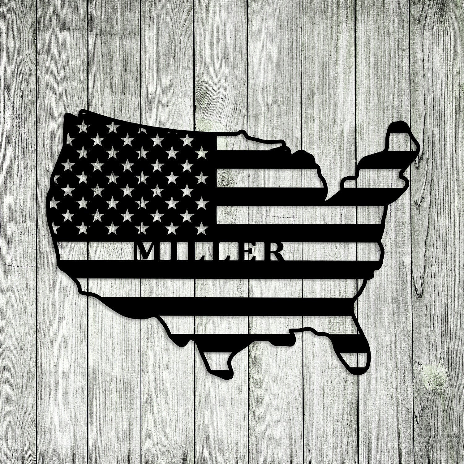 Personalized American Flag Veteran Metal Sign, Custom Military Metal Art, Metal Laser Cut Metal Signs Custom Gift Ideas