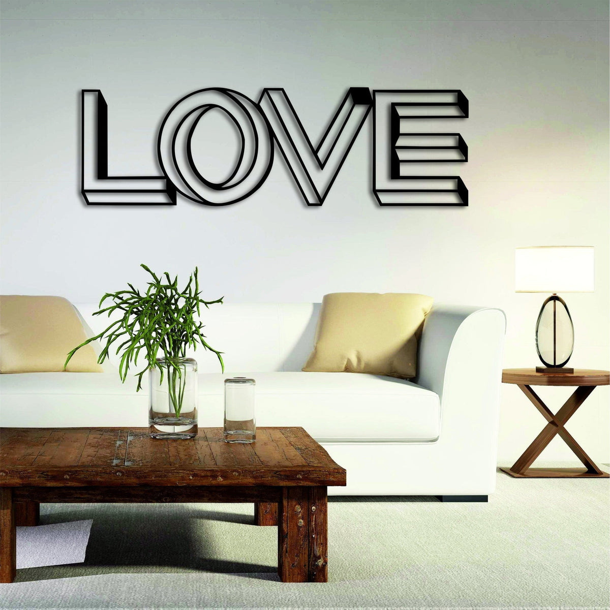 Love Metal Sign Motivational Wall Decor Friends Sign Metal Words Metal Wall Decor Entryway Housewarming Gift Decorations