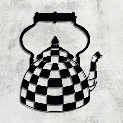 Kitechen Wall Decor Kettle Metal Wall Sign Metal Wall Hanging Gift Interior Wall Decor Decorations