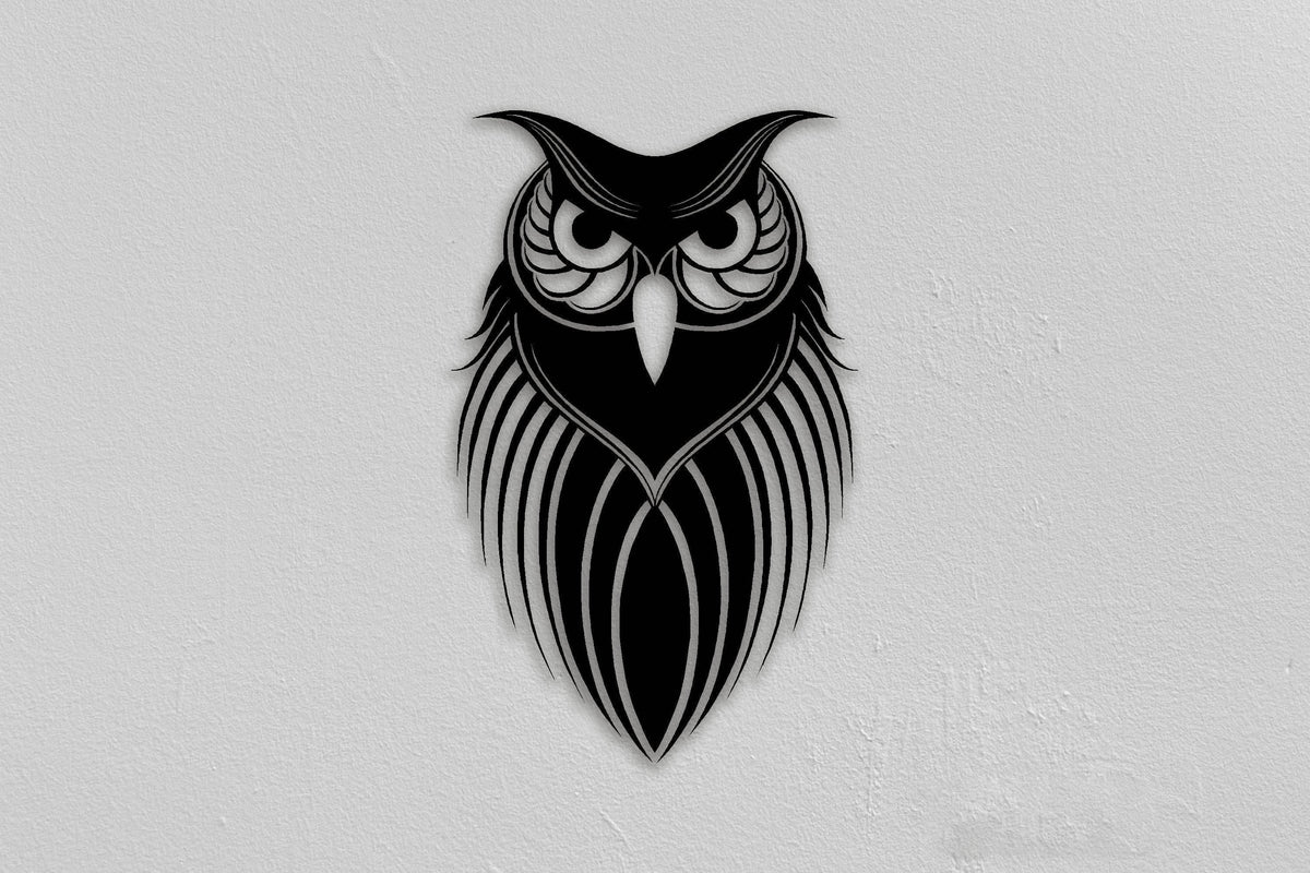 Night Owl Christmas Gifts Animals Wall Decor Living Room Wall Decor Bedroom Wall Decor Metal Wall Hanging Decorations