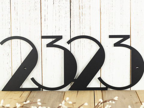 Modern House Number Sign Outdoor Sign Custom House Number House Numbers Address Sign Address Decorations