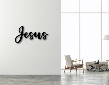 Jesus Sign Religious Christian Wall Hanging Religious Gift For Christians Inspirational Words For The Wall Decorations