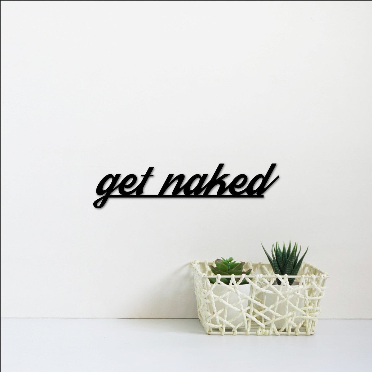 Get Naked Metal Sign Bathroom Decor Metal Word Art Cursive Words For The Wall Master Bath Decor Funny Bathroom Signs Decorations