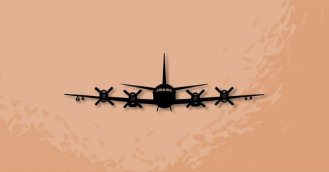 P3 Ordnance With Searchlight Naval Aircraft Metal Sign Cut Metal Sign Wall Decor Decorations