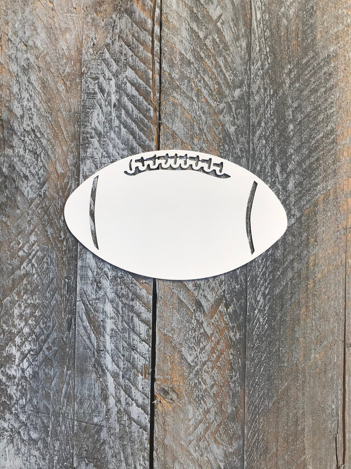 Football Ornament Blanks For Cricut And Silhouette Users Cut Metal Sign Wall Metal Art Decorations