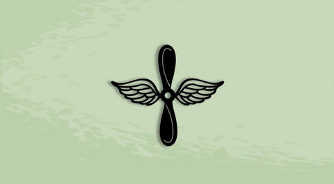 Aviation Machinist's Mate (ad) Rate Silhouette Metal Sign Cut Metal Sign Wall Decor Decorations