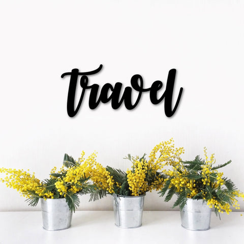 Travel Metal Sign Wall Decor Travel Gift For Women Travel Decor For Bedroom Travel Art Gift Travel Sign Decorations