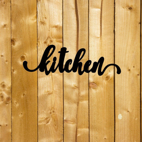 Kitchen Sign Cut Metal Sign Wall Decor Metal Sign Metal Art Decorations