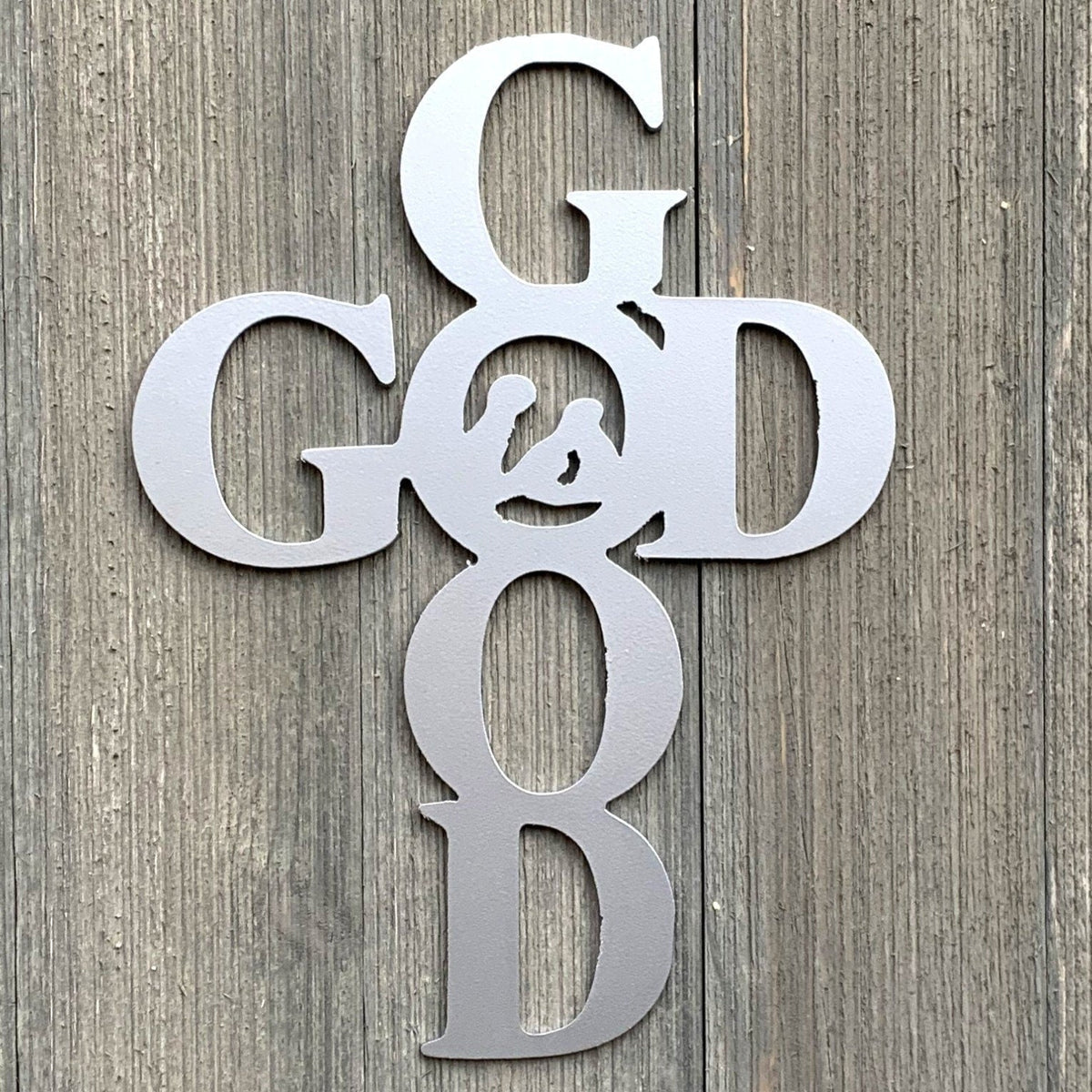 God Is Good Metal Sign Cutout Cut Metal Sign Wall Metal Art Decorations