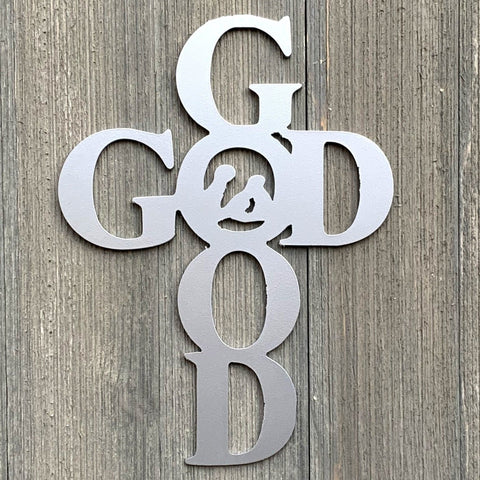 God Is Good Metal Sign Cutout Cut Metal Sign Wall Metal Art Decorations