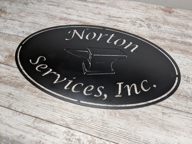 Custom Metal Sign Your Design Or Logo For Your Business Farm Or Home! Business Sign Logo Sign Garage Sign Business Logo Farm Sign Decorations