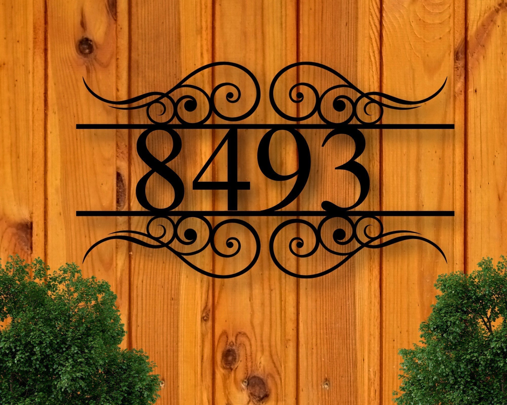 Address Numbers Front Porch Sign Metal Address Sign Address Sign House Numbers Metal Address Plaque Numbers For House Warming Gift Decorations