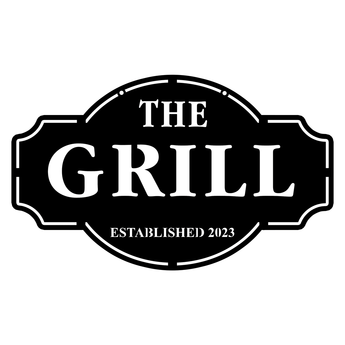 Personalized Grill Sign Bbq Sign Custom Bbq Sign Outdoor Last Name Patio Decor Man Cave Clubhouse Wall Art Decorations