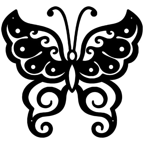 Butterfly Three Butterflies Butterflies Butterfly Metal Wall Decor Decorations