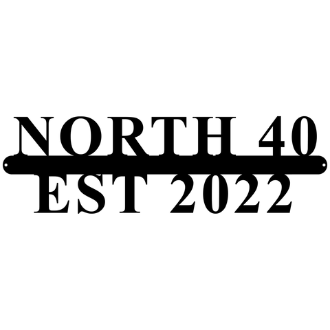 Custom Metal Sign, Personalized Last Name Sign, Last Name Wall Art, Established Date Wall Art, Last Name Sign, Metal Sign, Personalized Gift Laser Cut Metal Signs Custom Gift Ideas