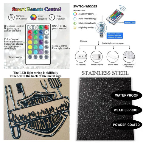 Custom Soccer Ball Metal Wall Art With Led Light, Personalized Soccer Player Name Sign Decoration For Room, Soccer Ball Metal Led Decor